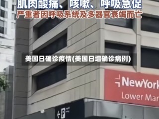美国日确诊疫情(美国日增确诊病例)