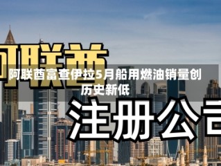 阿联酋富查伊拉5月船用燃油销量创历史新低