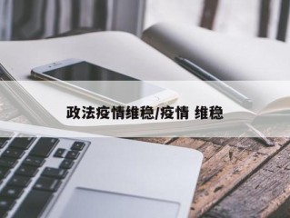 政法疫情维稳/疫情 维稳