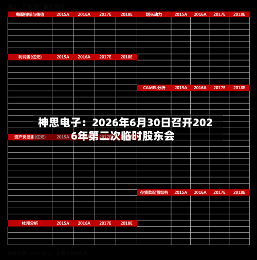 神思电子：2026年6月30日召开2026年第二次临时股东会-第1张图片