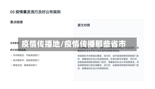 疫情传播地/疫情传播那些省市-第1张图片