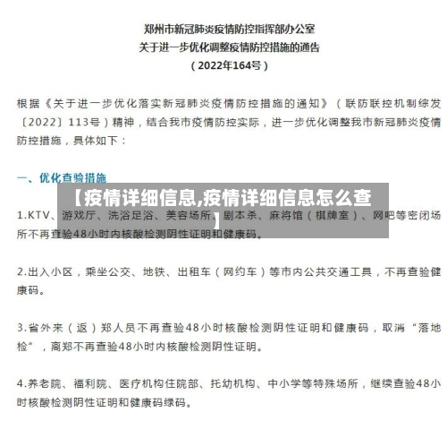 【疫情详细信息,疫情详细信息怎么查】-第1张图片