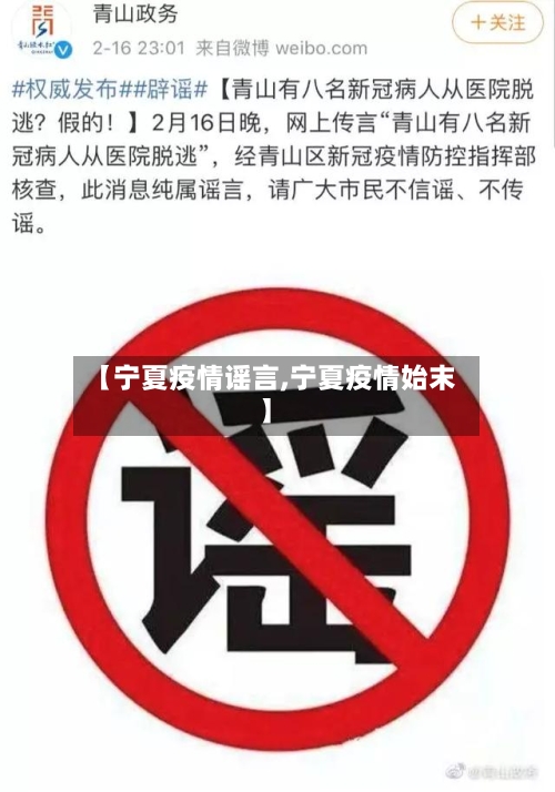 【宁夏疫情谣言,宁夏疫情始末】-第1张图片